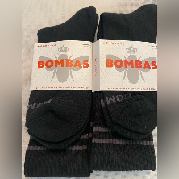 Bombas Underwear & Socks Nwt Bombas Mens Calf Socks 2 Pairs Size M